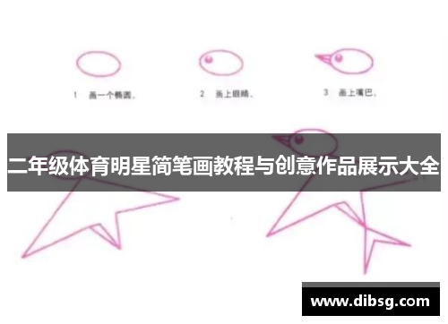 二年级体育明星简笔画教程与创意作品展示大全