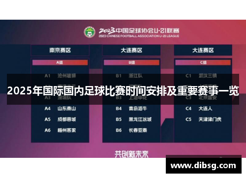 2025年国际国内足球比赛时间安排及重要赛事一览
